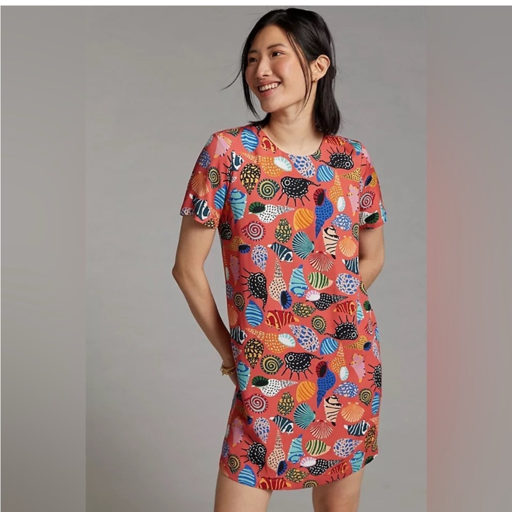 Corey Lynn Calter Shell Patterned Dress